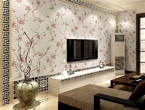 contoh wallpaper dinding ruang tamu elegan rumah impian