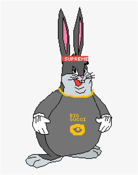 Hypebeast Chungus Big Chungus With Gucci Png Image Transparent Png