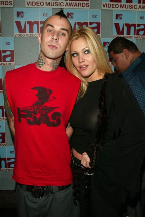 Travis Barker And Shanna Moakler 2002 Celebrity Couples At The Mtv