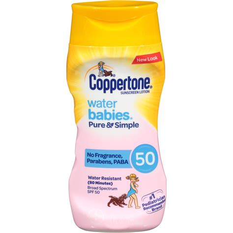Coppertone Waterbabies Pure And Simple Fragrence Free Sunscreen Lotion