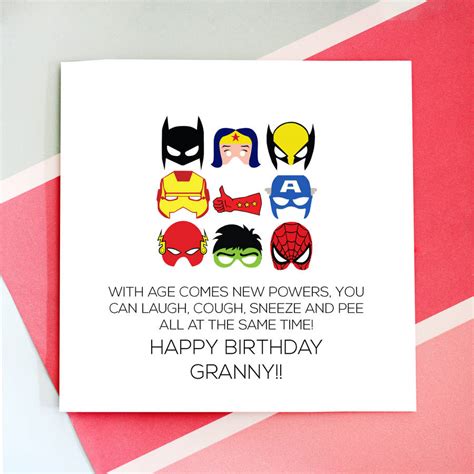 Personalised Birthday Grand Mother Card By Rabal