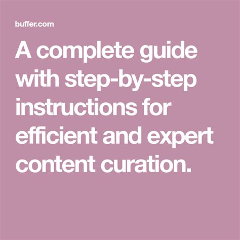 A Complete Guide With Step By Step Instructions For Efficient And