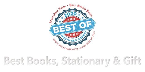 Best Of 2020 Winner Best Books Stationary And Ts Paso Robles Press