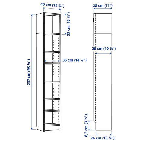 Ikea Billy Bookcase Dimensions