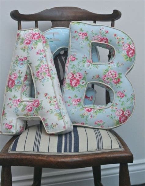 Super Cute Alphabet Pillow Diy Diy Pillows Sewing