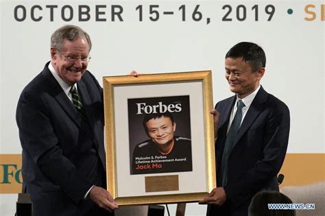 Jack Ma Receives Lifetime Achievement Award From Forbes Cn