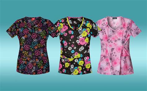 Five Fabulous Floral Scrubs Tops Scrubs The Leading Lifestyle