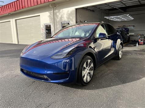 2023 Tesla Model Y Blue Metallic — Detailership™