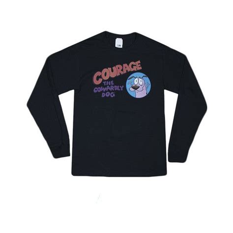 Courage The Cowardly Dog Long Sleeve Tee 38 Liked On Polyvore
