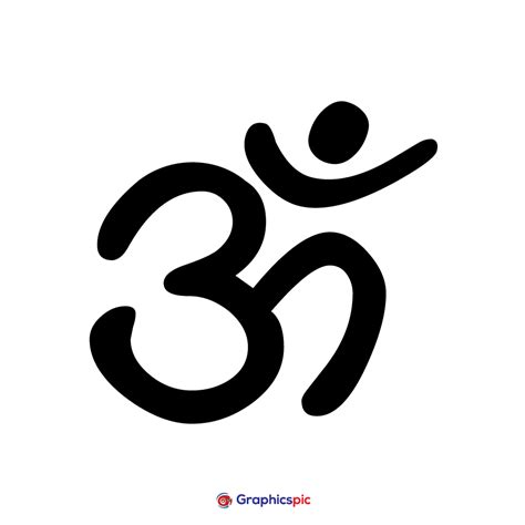 Hindu Omaum Symbol Icon Simple Style Pik Free Vector Graphics Pic