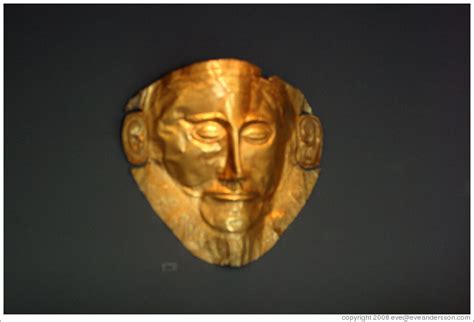 Mask Of Agamemnon National Archaeological Museum Photo Id 13443 Athens