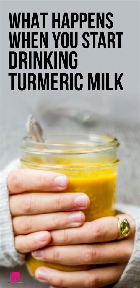 What Happens When You Start Drinking Turmeric Milk Beauty In Hands