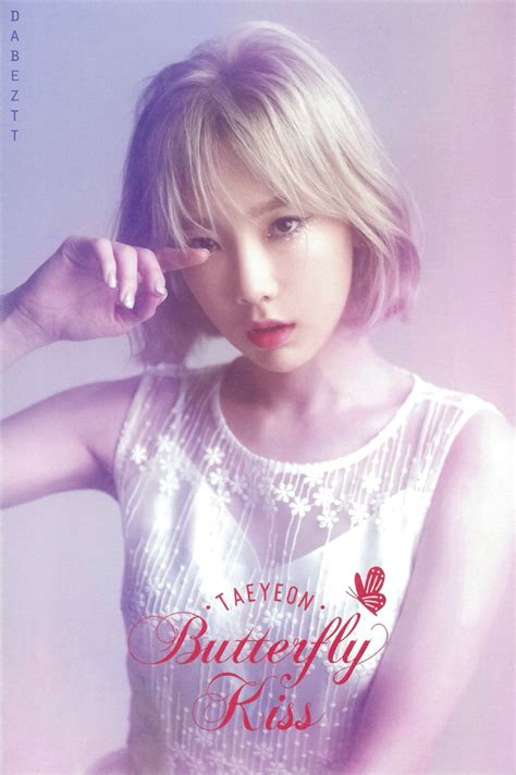 160709 Taeyeon S First Solo Concert Butterfly Kiss Poster Snsd Taeyeon Taeyeon Snsd Taeyeon