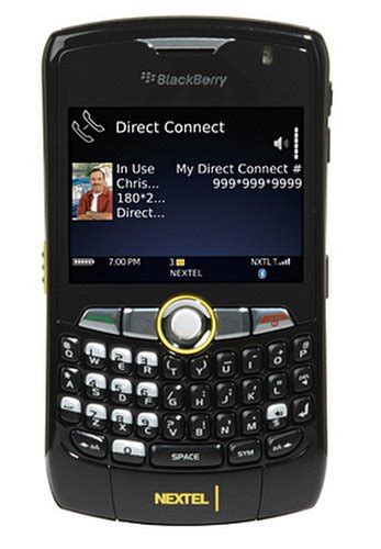 Blackberry Curve 8350i Actual Size Image