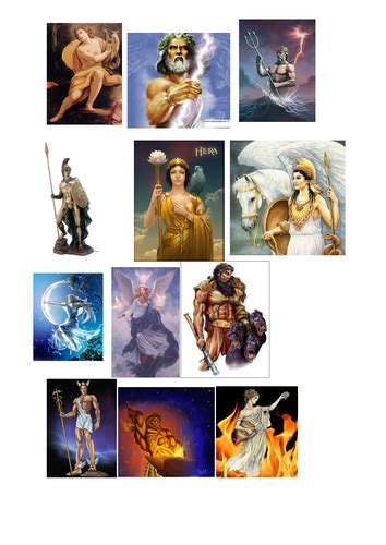 12 Greek Gods Of Olympus Activity Ks2 Ancient Greece With Interactive