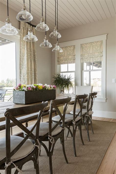 Dining Room Interior In Sherwin Williams Agreeable Gray Interiors By Color