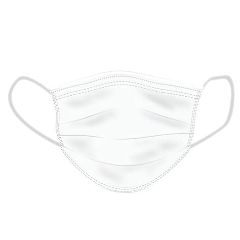 Transparent Mask Png Image White Medical Mask On Transparent