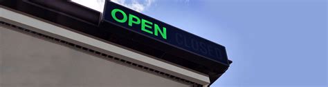 Bank Drive Thru Open Closed Led Signs Outdoor Led Lighted Open Closed