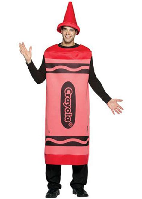 adult red crayola crayon costume
