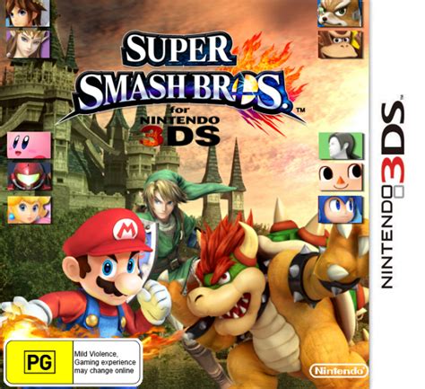 Super Smash Bros For 3ds Nintendo 3ds Box Art Cover By Ryan Potter
