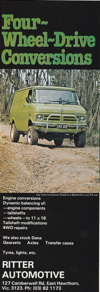 1977 Bedford Cf 4x4 Van Ad Australia Covers The 1977 Bed Flickr