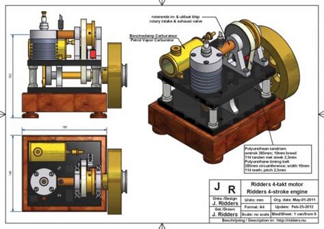 Back in the day the can am's and the puch were the fastest scooters around. Ridders rotary valve 4 stroke engine | Home Model Engine ...