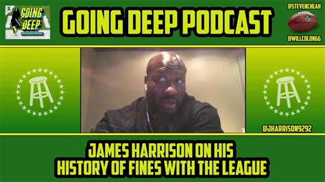 He was the lead guitarist of the prominent band 'the beatles'. James Harrison On His History Of Fines With The League - Going Deep Podcast - YouTube