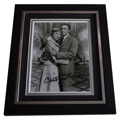 Christopher Plummer Signed 10x8 Framed Photo Autograph Display Sound Of