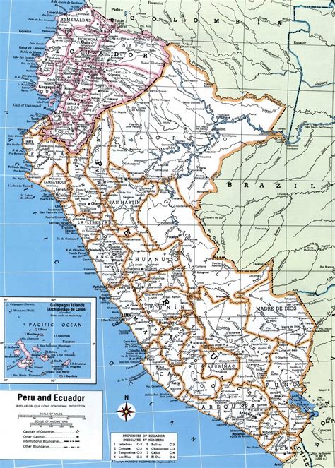 Peru Detailed Map With Cities And Towns Free Printable Map Of Peru