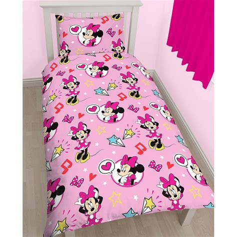 Minnie Mouse Duvet Covers Kids Girls Bedding Single Double Junior Ebay