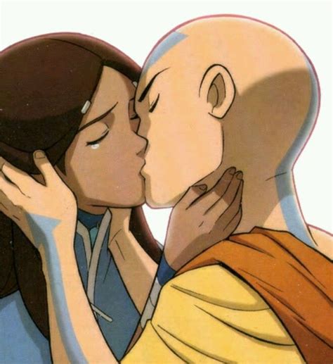 Katara S Tear Makes This Kiss So Lovely Avatar Aang Avatar The Last Airbender Aang
