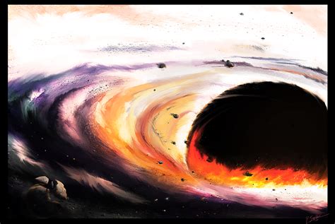 Supermassive Black Hole By Psiipilehto On Deviantart