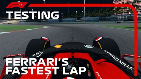Charles Leclerc S Fastest Lap Of Bahrain Testing F Pre Season