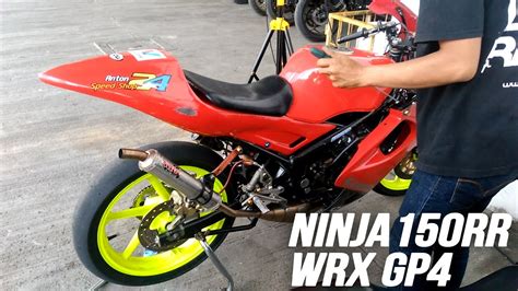 59.0 x 54.4 mm compression ratio: Kawasaki Ninja 150 RR knalpot WRX GP4 - YouTube