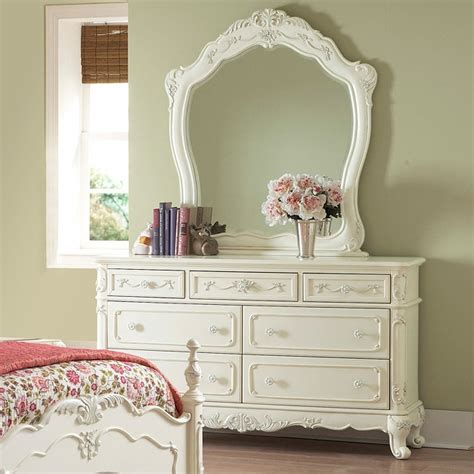 Shop Fairytale Victorian Princess White Dresser And Mirror By Tribecca