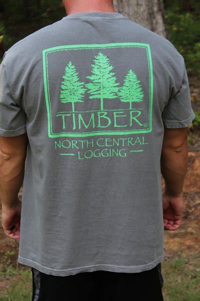 Comfort Colors Brand Timber T Shirt W Timber Logo And Company Name