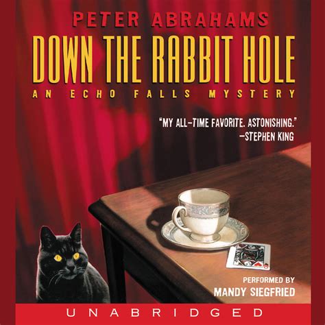 I owe you a solid, bud. Down the Rabbit Hole - Audiobook by Peter Abrahams