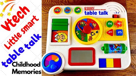 Vtech Little Smart Table Talk 1994 Very Rare Vintage Toy In Exceptional