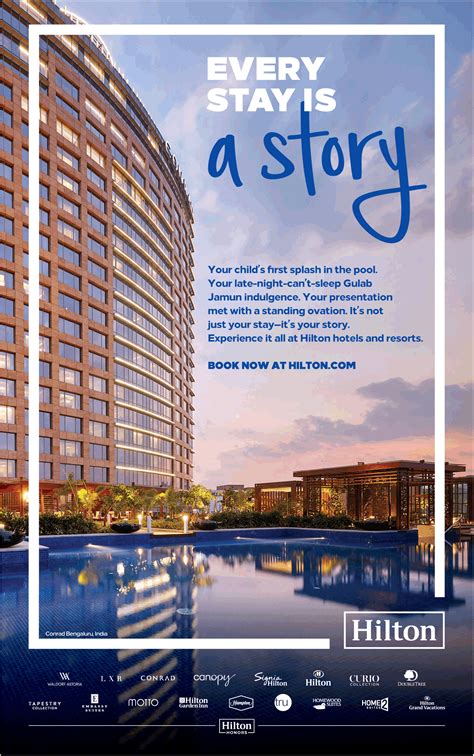 Hilton Book Now At Hilton Com Ad Times Of India Delhi Advert Gallery