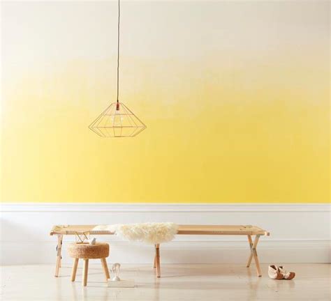 Yellow Ombre Wall And The 5 Simple Steps To Painting An Ombre Wall From