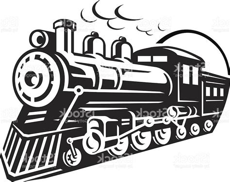 Steam Engine Silhouette At Getdrawings Free Download