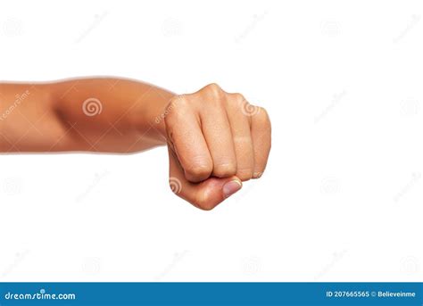 711 Female Hand Clenched Fist Isolated Photos Free And Royalty Free