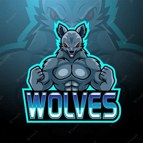 Premium Vector Wolves Esport Logo Mascot Design
