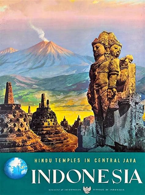 30 Ide Vintage Indonesia Travel Poster Sky Larking Knits