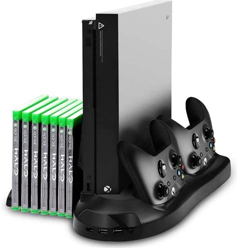 Lesb Compatible With Xbox One X Vertical Stand Cooling Fan Xbox One X