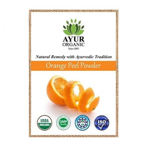 Orange Peel Powder Organic Ayur Organic