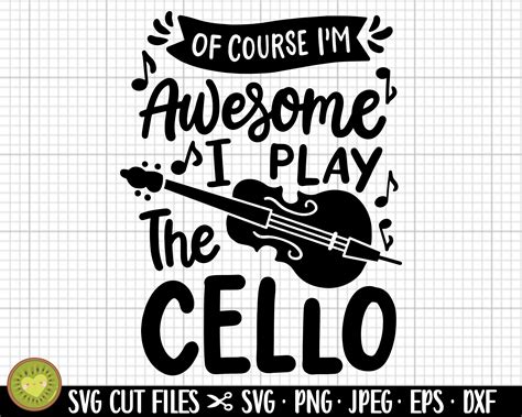 Cello Svg Png Cello Svg Cricut Cello Svg Cut File Etsy
