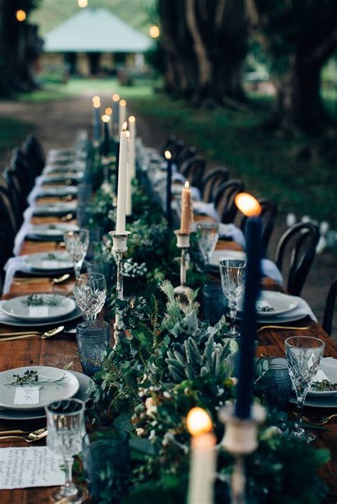 62 Stunning Lush Greenery Wedding Table Runners Weddingomania