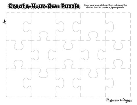 Free Printable Create Your Own Puzzle Printable Lesson Plans