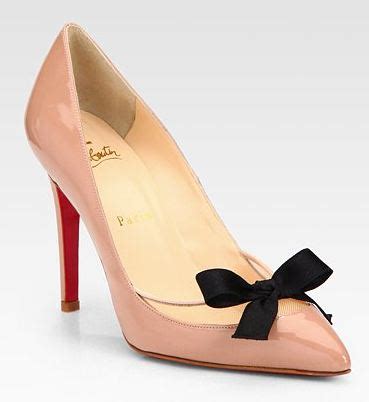 Friday Fix Christian Louboutin Nude Patent Pigalle Pumps With Bow